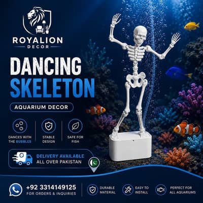 Decore Skeleton and Aquarium Caves