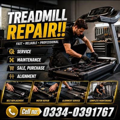 TREADMILL REPAIR AND SERVICES MAINTENANCE