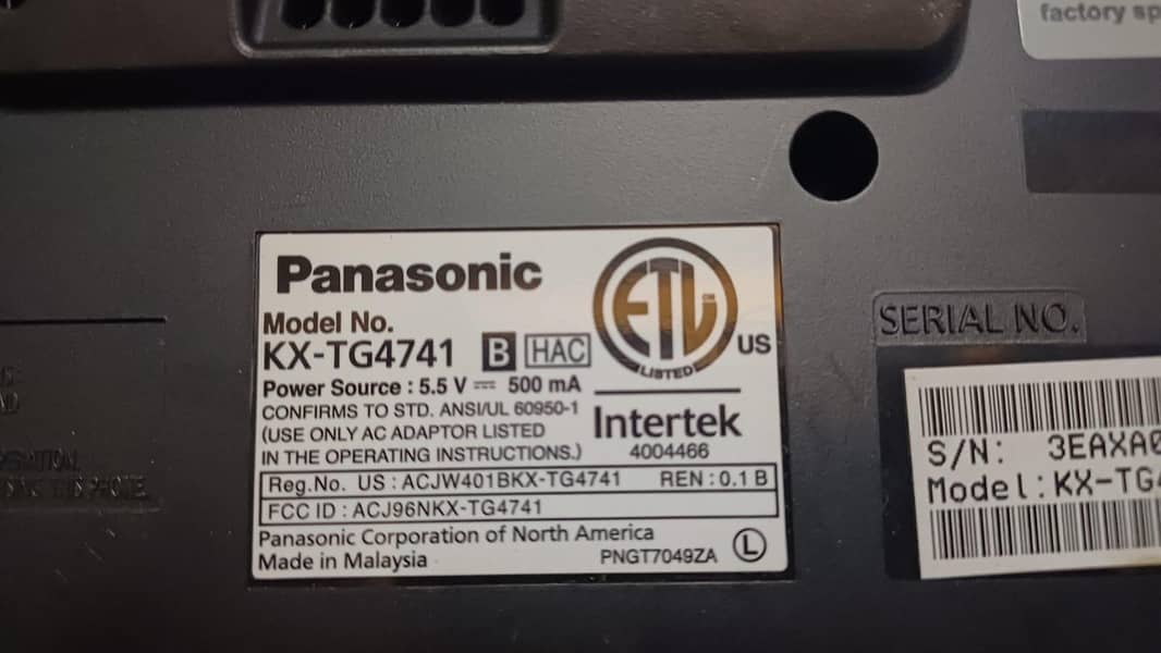 Panasonic Cordless 4