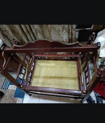 wooden solid handcrafted swing (jullah}