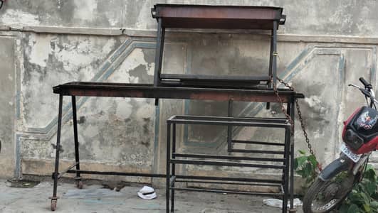 bar b q set-up