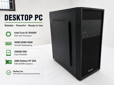  Intel Core i5 10th Gen Gaming / Office Desktop PC