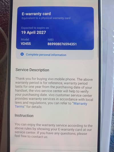 vivo y400