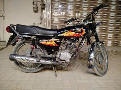 Honda CG 125 2021 Golden number 1112