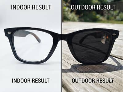 Photo Sun/ Photochromic glasses Available!