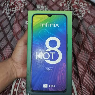 Infinix Hot 8 Lite full box