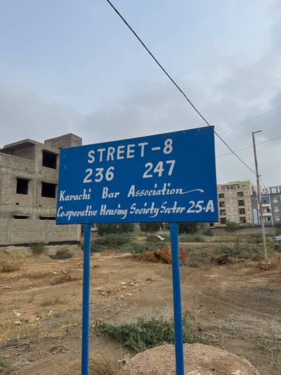 Plot for sale in Karachi Bar Association sector 25A, Scheme 33 Karachi