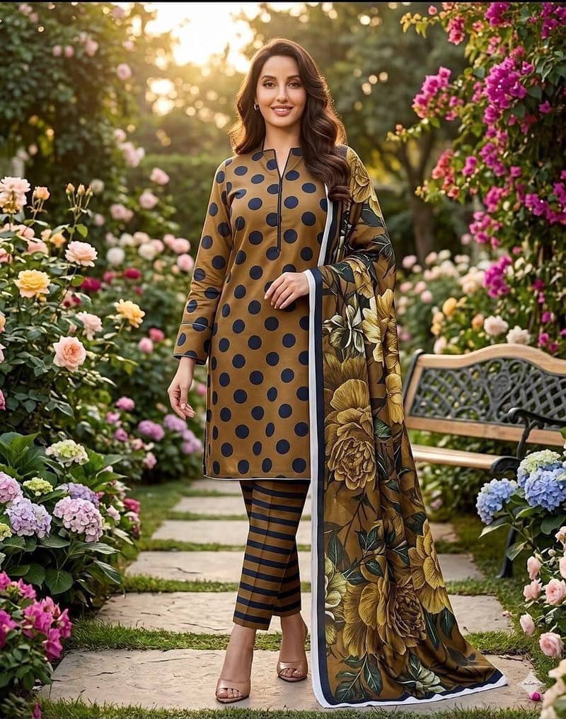 Printed Lawn 3Pc 4