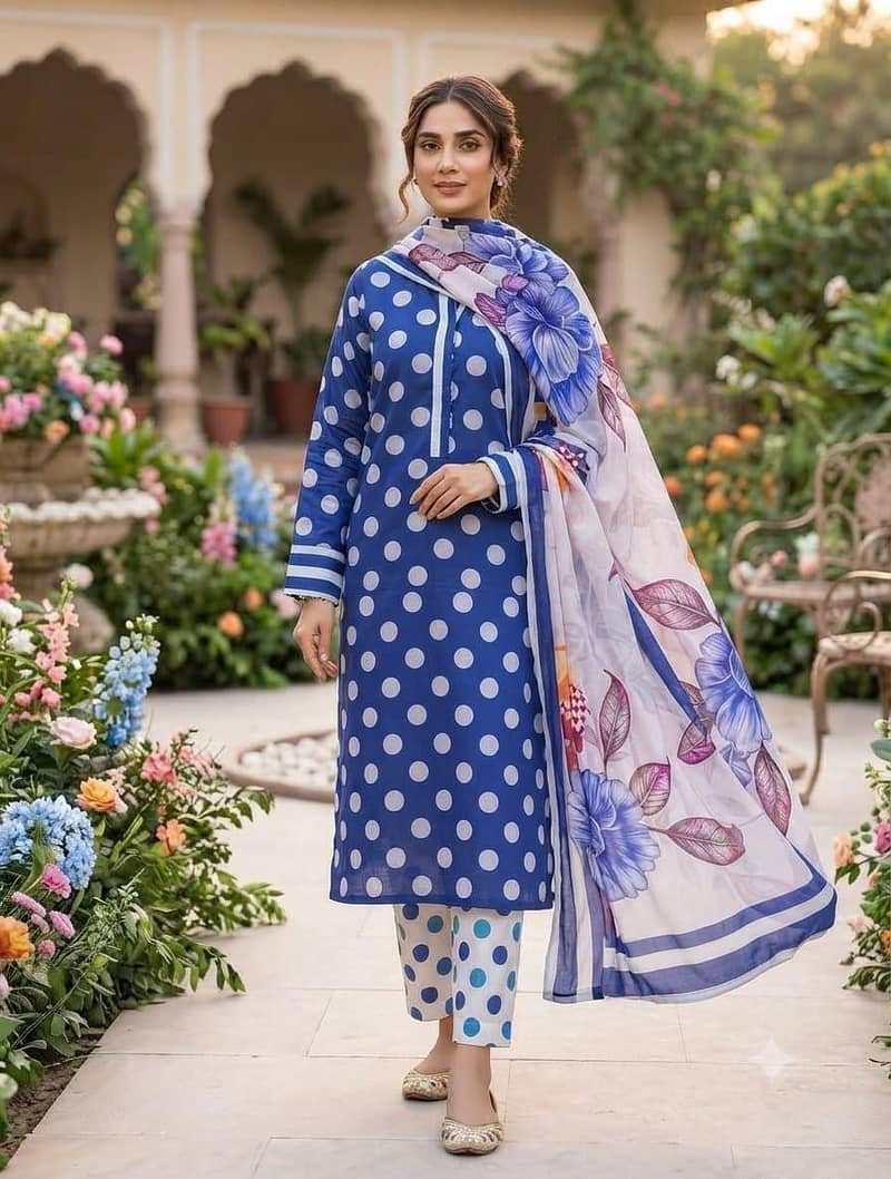 Printed Lawn 3Pc 5