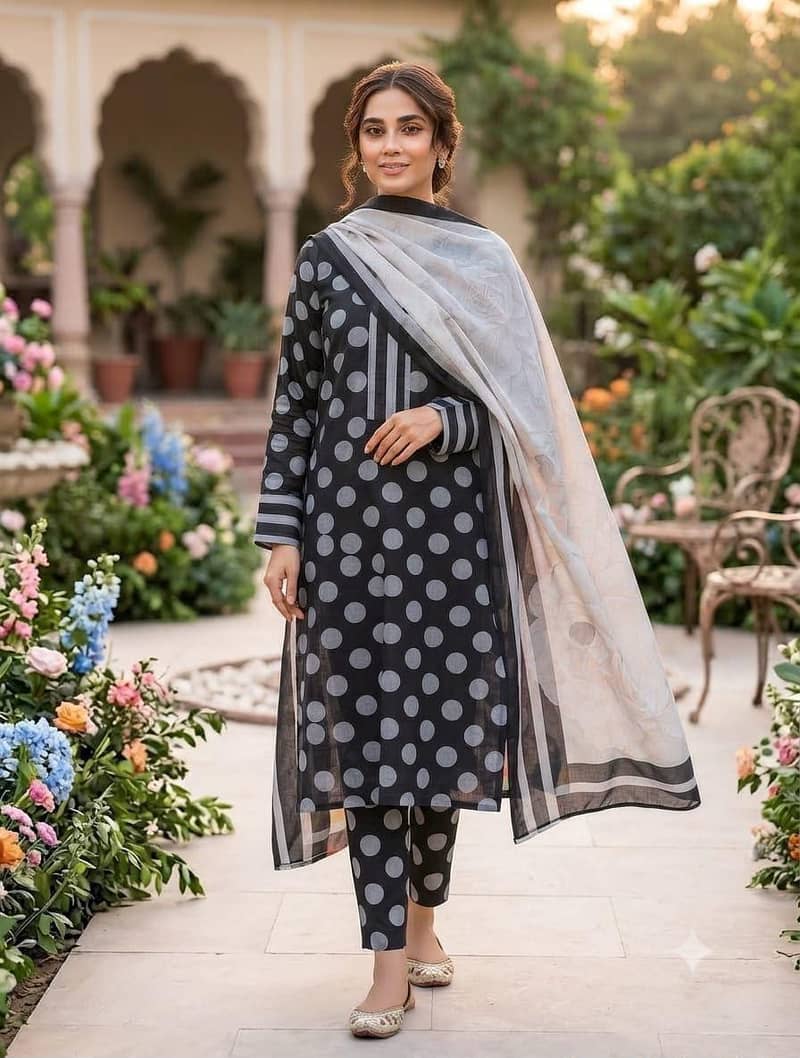 Printed Lawn 3Pc 7