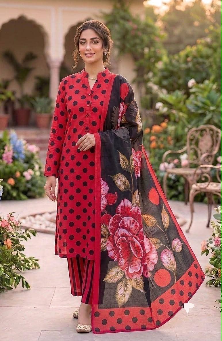 Printed Lawn 3Pc 8
