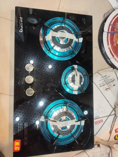 parco premium tempard glass hob