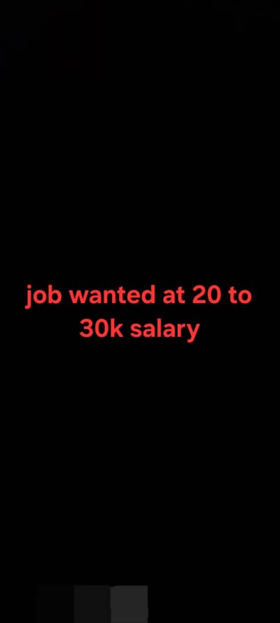 job wanted