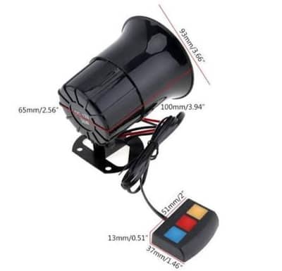 police hooter 3 options best quality for sale