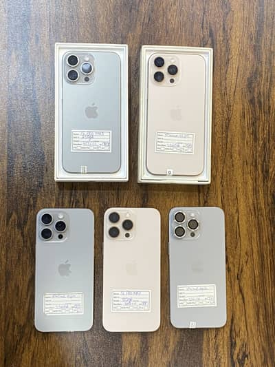 iPhone 16 Pro Max | 15 Pro Max | JV and Factory Unlock 256 & 512 gb
