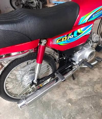 Honda CD 70 2024 model Karachi number for sale