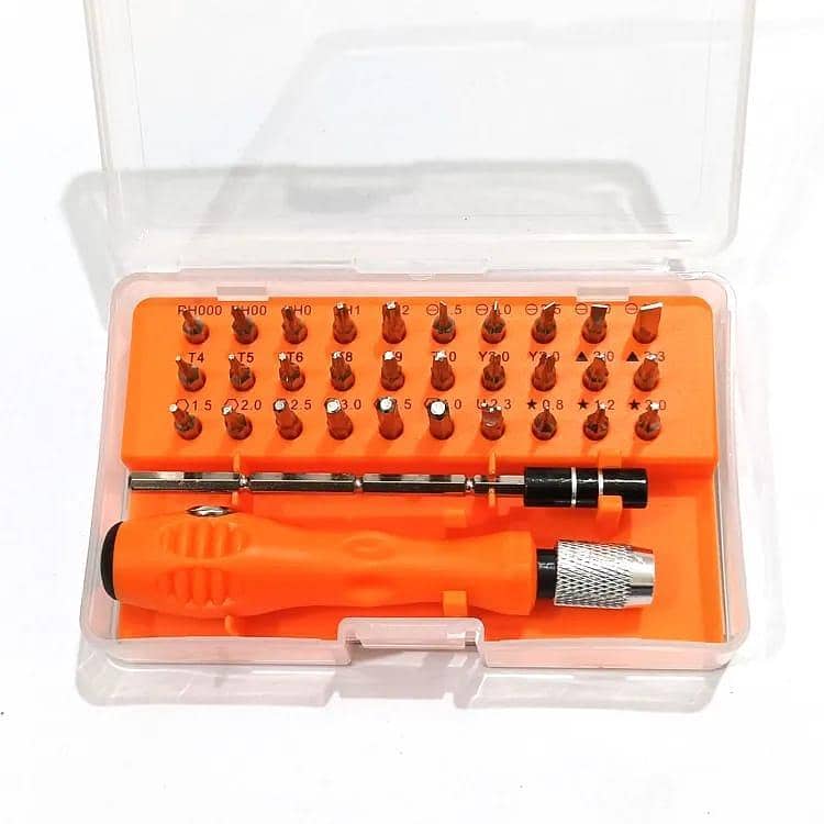 screw driver box set in orrange colour 9
