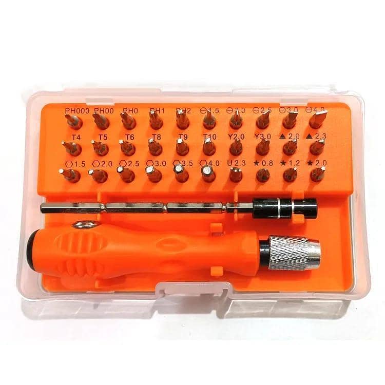 screw driver box set in orrange colour 10