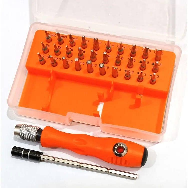 screw driver box set in orrange colour 13