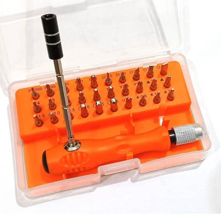 screw driver box set in orrange colour 14