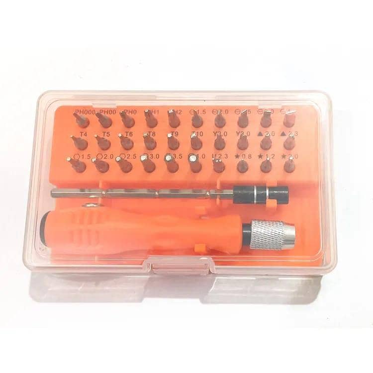 screw driver box set in orrange colour 15