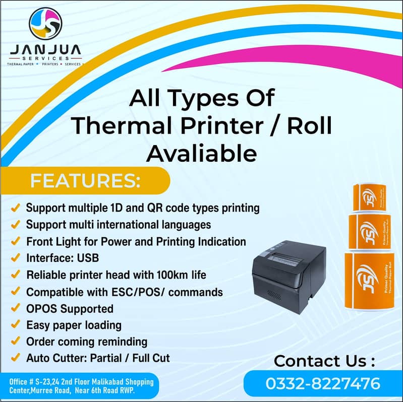 Thermal Printer Roll 1