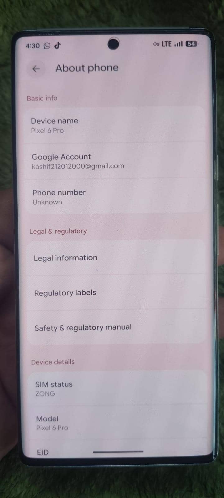 Google Pixel 6 Pro 3
