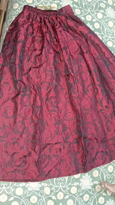 skirt for 3000 new tagged, valima maxi for 50000