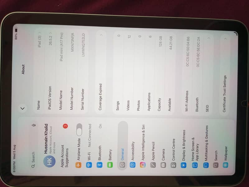 iPad mini 7 3