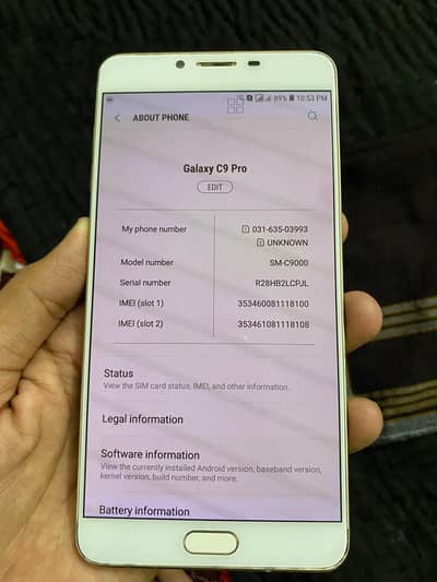 Samsung Mobile C9 Pro