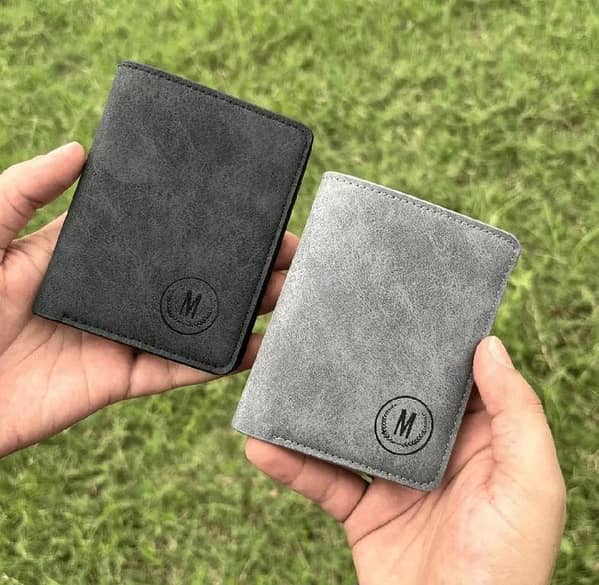 Premium PU Leather Bifold Wallet for Men | Slim Wallet with Card Slots & Cash Pocket | Stylish & Durable Men's Wallet