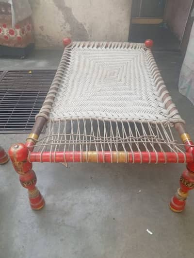2 peas charpai good condition 03067836556