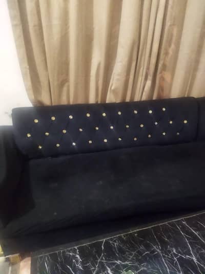 5 seater L shape sofa set with table urgent sale