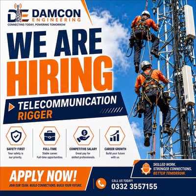 Hiring Telecommunication Rigger
