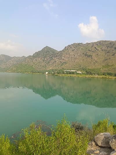 30 Kanal Land For Sale Overlooking Khan Pur Dam beautiful scene