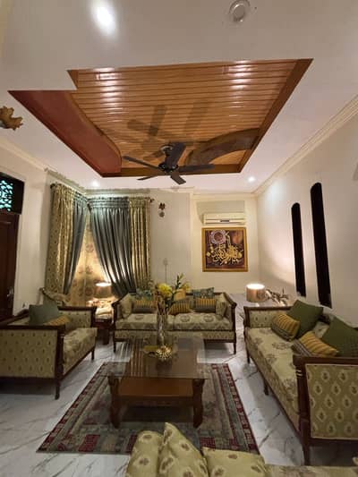 10 Marla Double Storey Beautiful House Tile Flooring Available For Sale In Johar Town