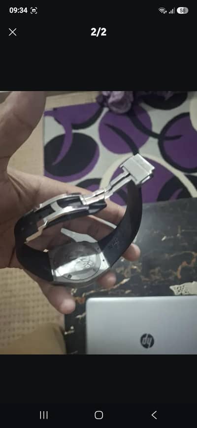 hublot watch execellent condition chronography is working