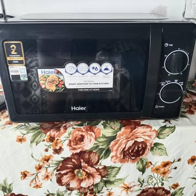 New Haier microwave in warranty