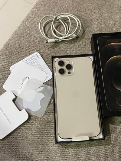 Apple iPhone 12 Pro Max official Pta afroved 256 GB memory water pack