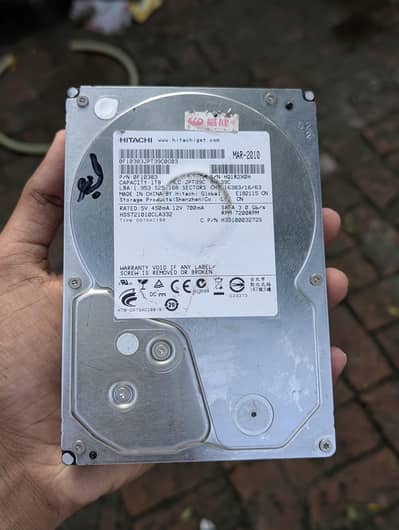 1TB Hard Drive (HDD) – Good Condition – 100% Working