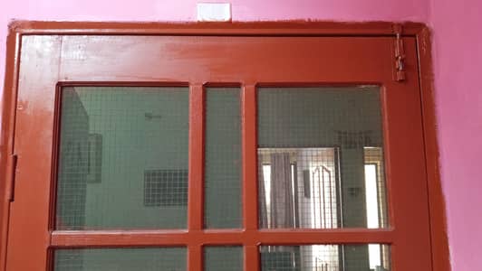 main wooden net door good condition size 3'-3" × 6'-8"