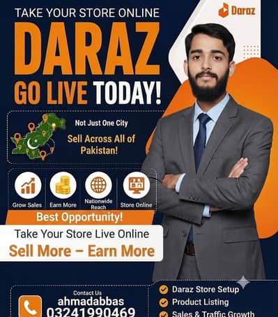 Take Your Store Online – Daraz Go Live Today!