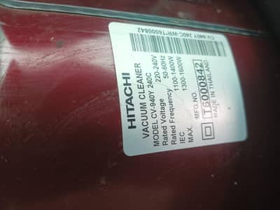vacuum cleaner hitachi