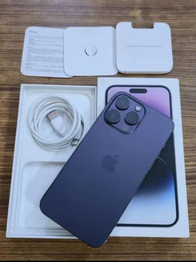 Apple iPhone 14 Pro Max official Pta afroved 256 GB memory water pack