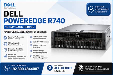 Server Dell PowerEdge R740 16-Bay | Xeon Silver 6152 | DDR5 / SERVER