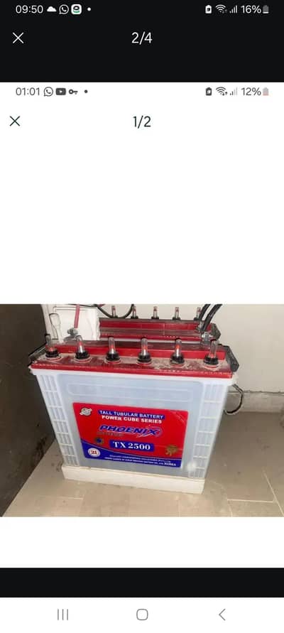 phoenix 2500v  battery  sale out.