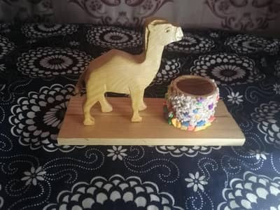 wooden camel, hand made