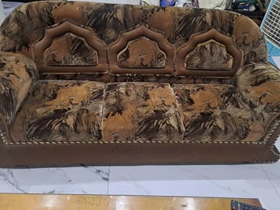velvet poshish sofa set