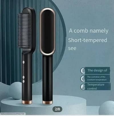 909 Fast drying hair straightener Brush ABS plastic