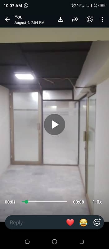 Office for rent Mezzanine floor office use 950 sqrfet 3 chambers washroom kichan in DHA phase 2 ext back said allied Bank park face intrance rent demand 80 hazar 70 final try ShahBaz BaLoch 0322.5996882